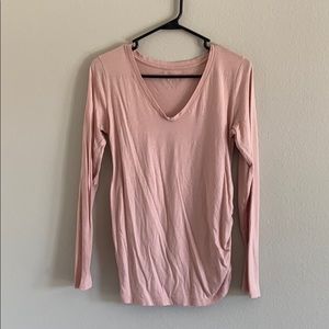 Maternity Blush Longsleeve Shirt